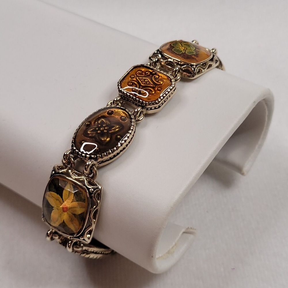 Liz Claiborne Vintage Floral Bracelet